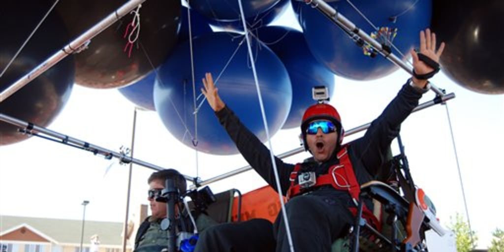 Thunderstorms halt lawn chair balloon flight